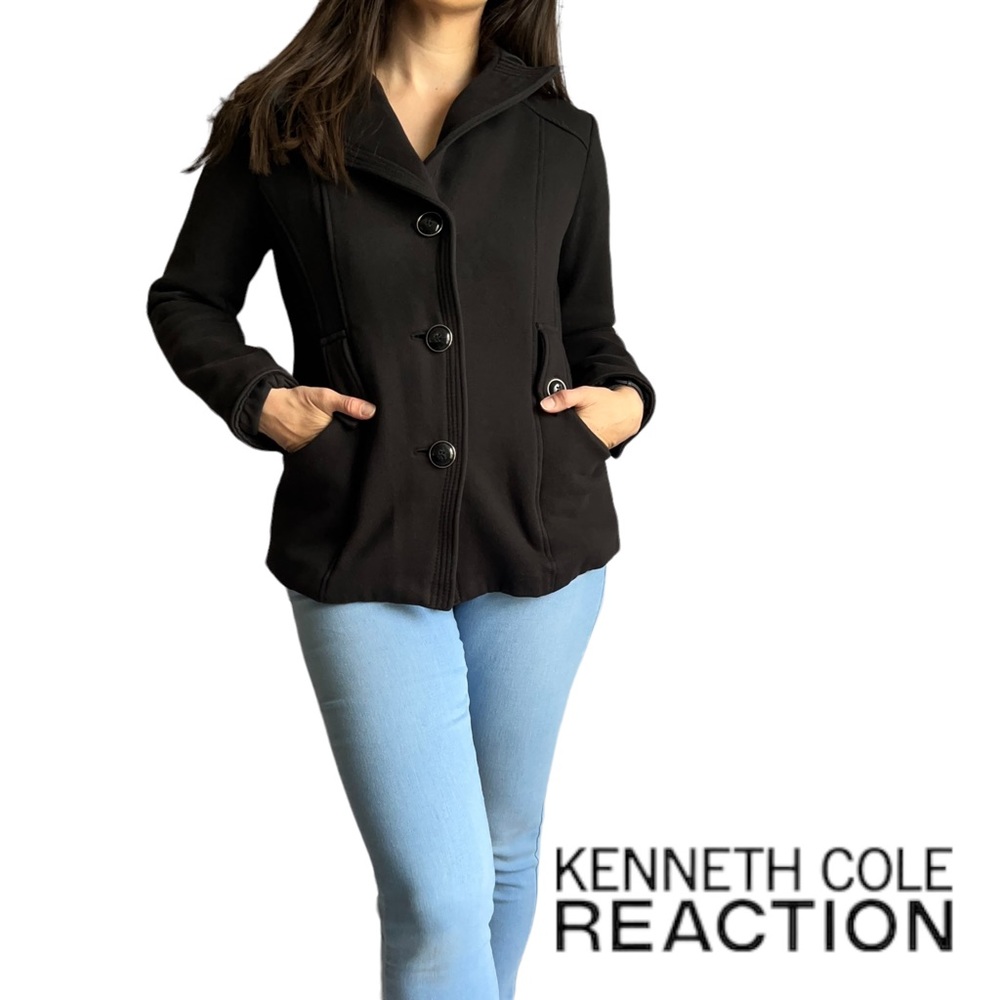 Kenneth Cole REACTION women's black coat, size Small